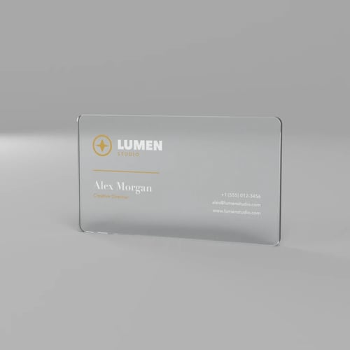 Acrylic Business Card