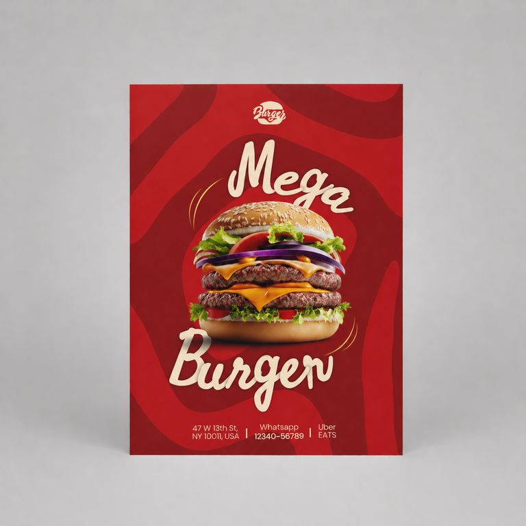 A4 Flyer - Burger